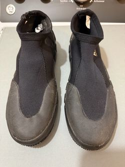 Black Neoprene Water Shoes / Wetsuit Boots