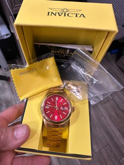 INVICTA PRO DIVER World Yacht 38465 GOLD / Extra Links RARE