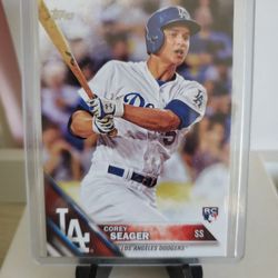 Dodgers  Corey  Seager  Rookie  Card