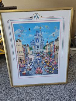 Signed Disney Painting