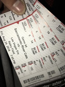 Rivercats tickets