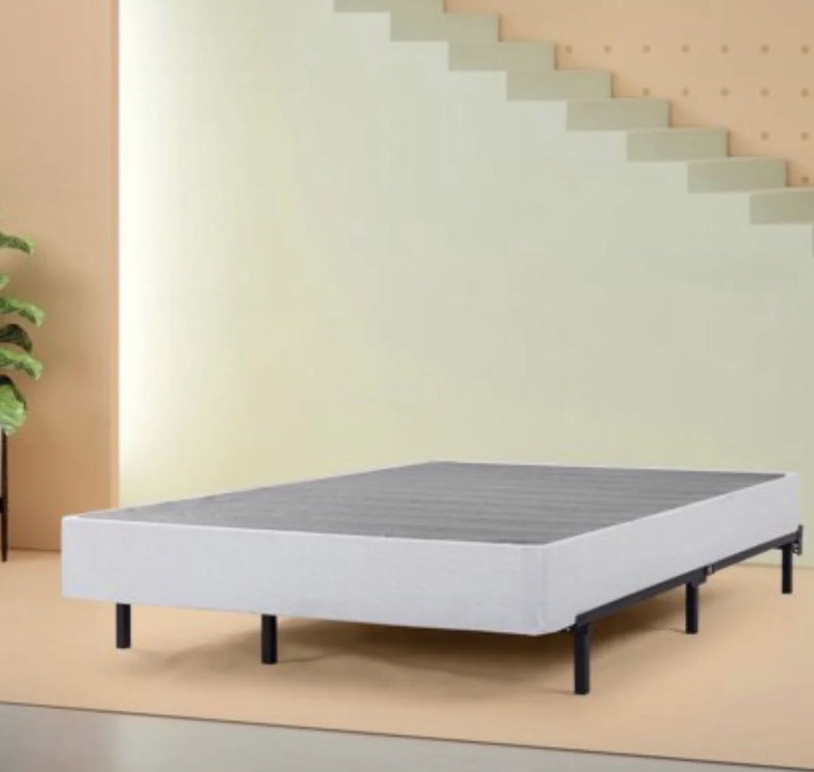 Brand New Spa Sensations by Zinus 9" Standing Metal Smart Box Spring, King Brand New in box