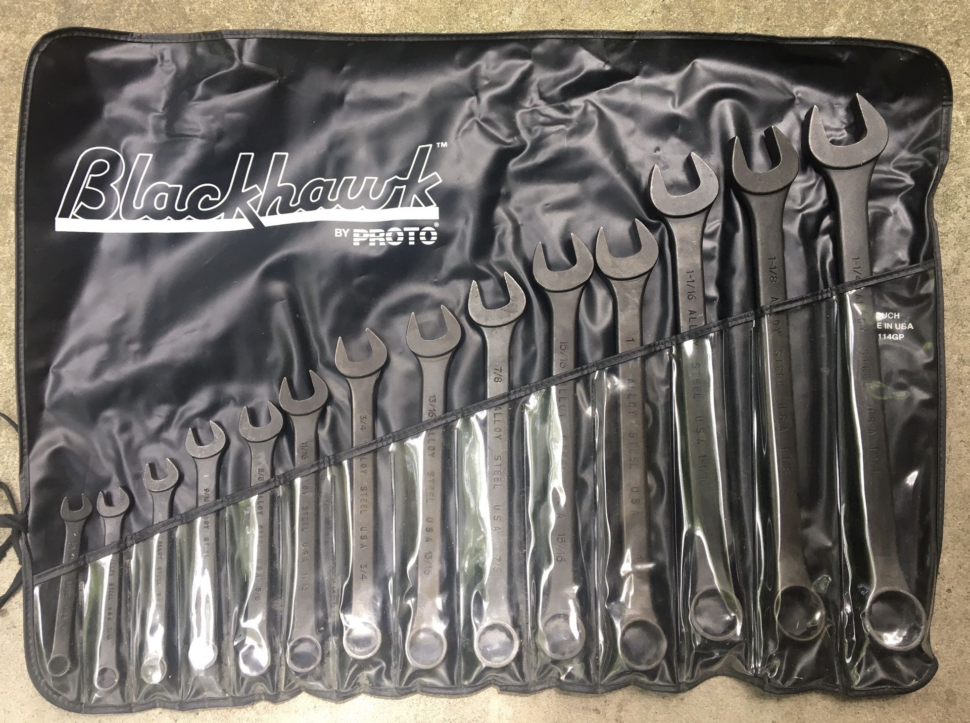 Blackhawk By Proto SAE Wrench Set