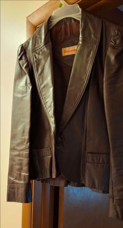 Vintage Foxmoor Leather Blazer 13-14