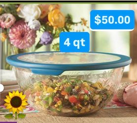 Especial Conteiner 4.5 qt Guarda Comidas Ensaladas Postres Puedes Hornear Princess House Ventas finales