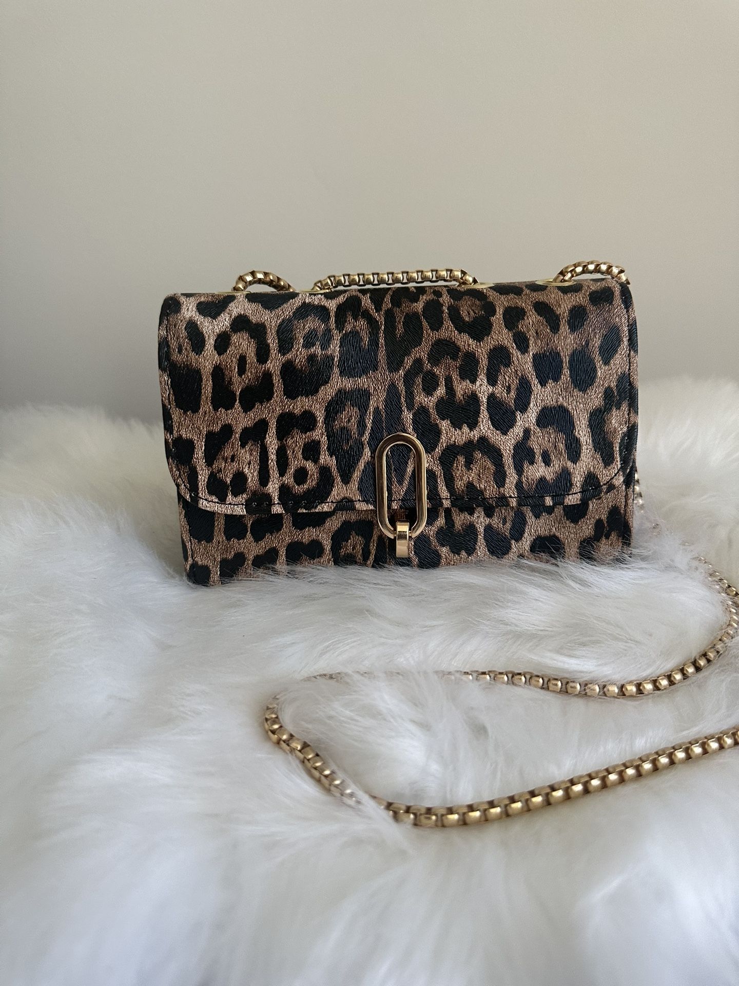 Women, Leopard Print Purse New
