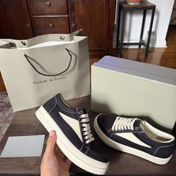 Rick Owen’s Vans Low Top Canvas Size 41 