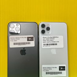 iPhone 11 Pro Max Capacidad 64GB 