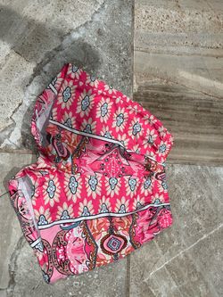 Pink shein swim shorts