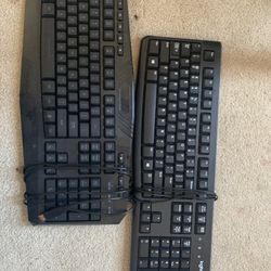 2 Keyboards Red Dragon And Logitech 