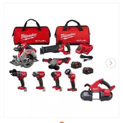 Milwaukee 7 Piece Tool Set M18 