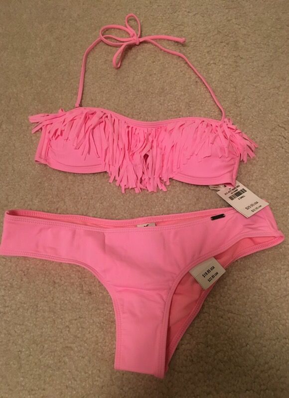 Hollister fringe bikini XS