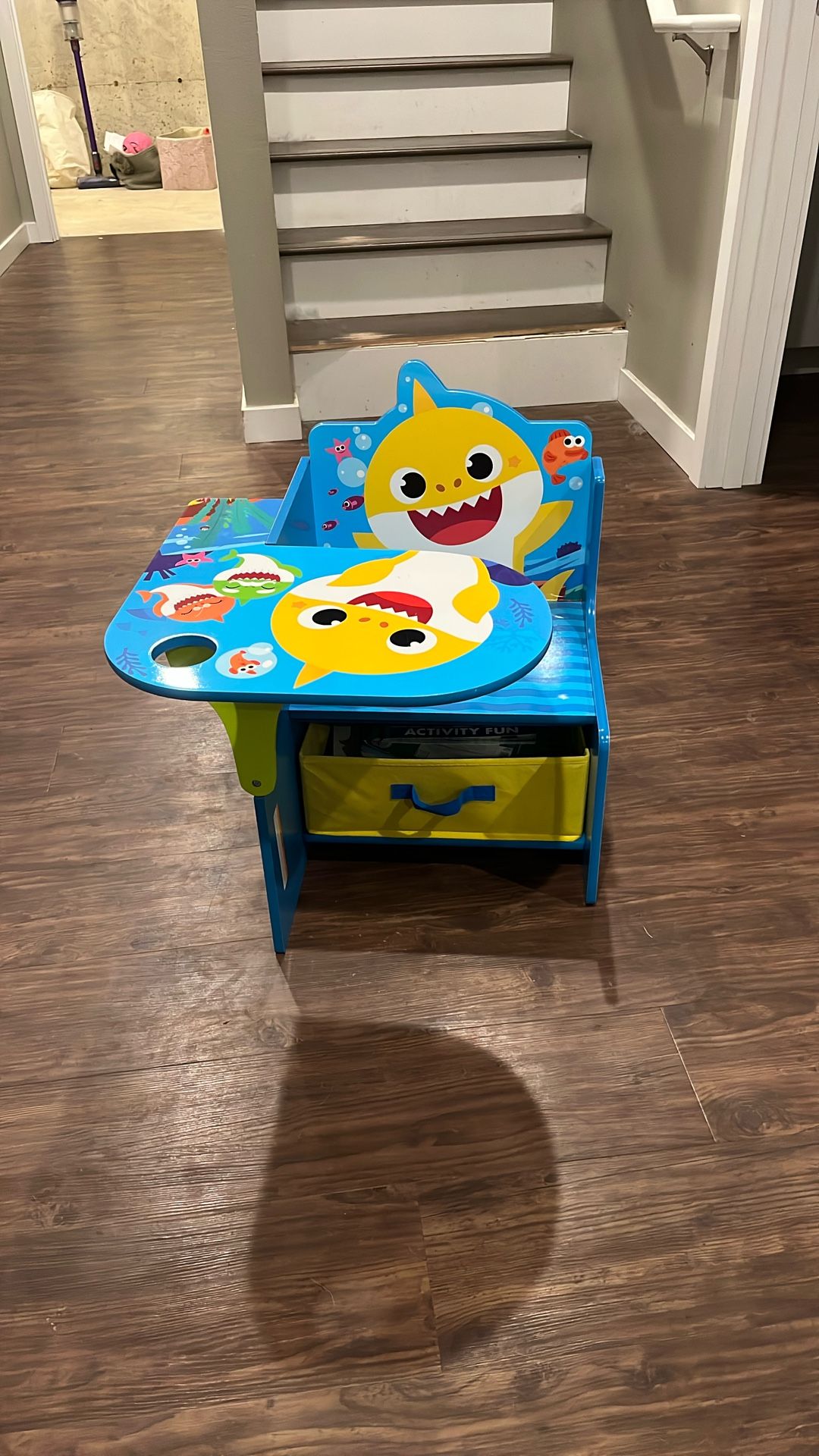 Baby Shark Desk with Storage Bin