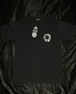 Chrome Hearts Smoke Horseshoe T-Shirt, Black, Size S, M, L & XL