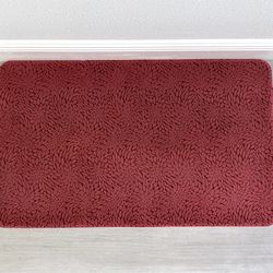 Red Padded Kitchen Mat