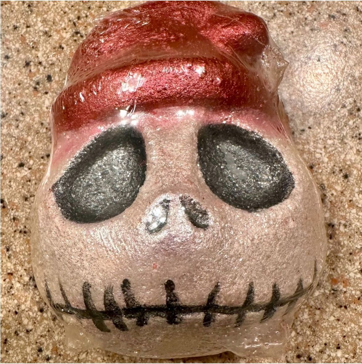 All Natural Made Jack Skellington Bath Bomb