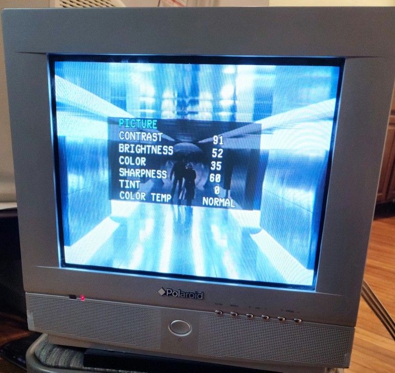 14" CRT Retro Gaming Television True Flat 