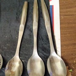 Stainless Steel Serving Spoons 3 For $12