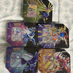 Pokemon Sealed Tins Azure Legends Slashing 