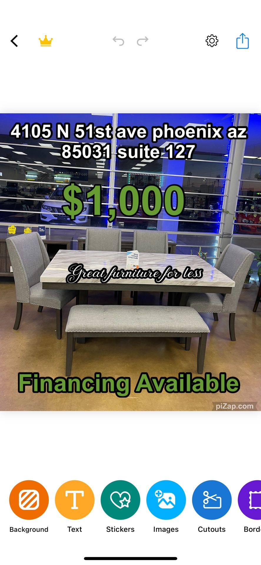 Dining Table Set Brand New