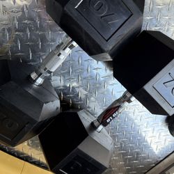 70.lbs X 2 Dumbbell Set  🆕 