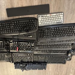 Assorted Keyboards and Mice