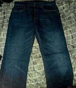 Dark Wash Men's Denim Jeans