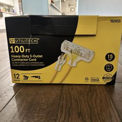 Utilitech 100 ft Heavy-Duty Contractor Cord