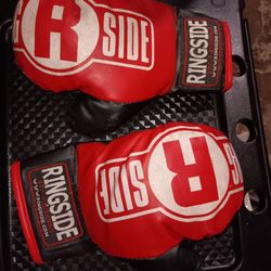 Kids Ringside Boxing Gloves And Head gear