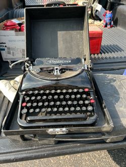 Stream liner Typewriter.