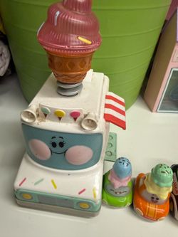 Kids Toy Car Lot - VTech Go Go Smart Wheels & Ice Cream Truck Set