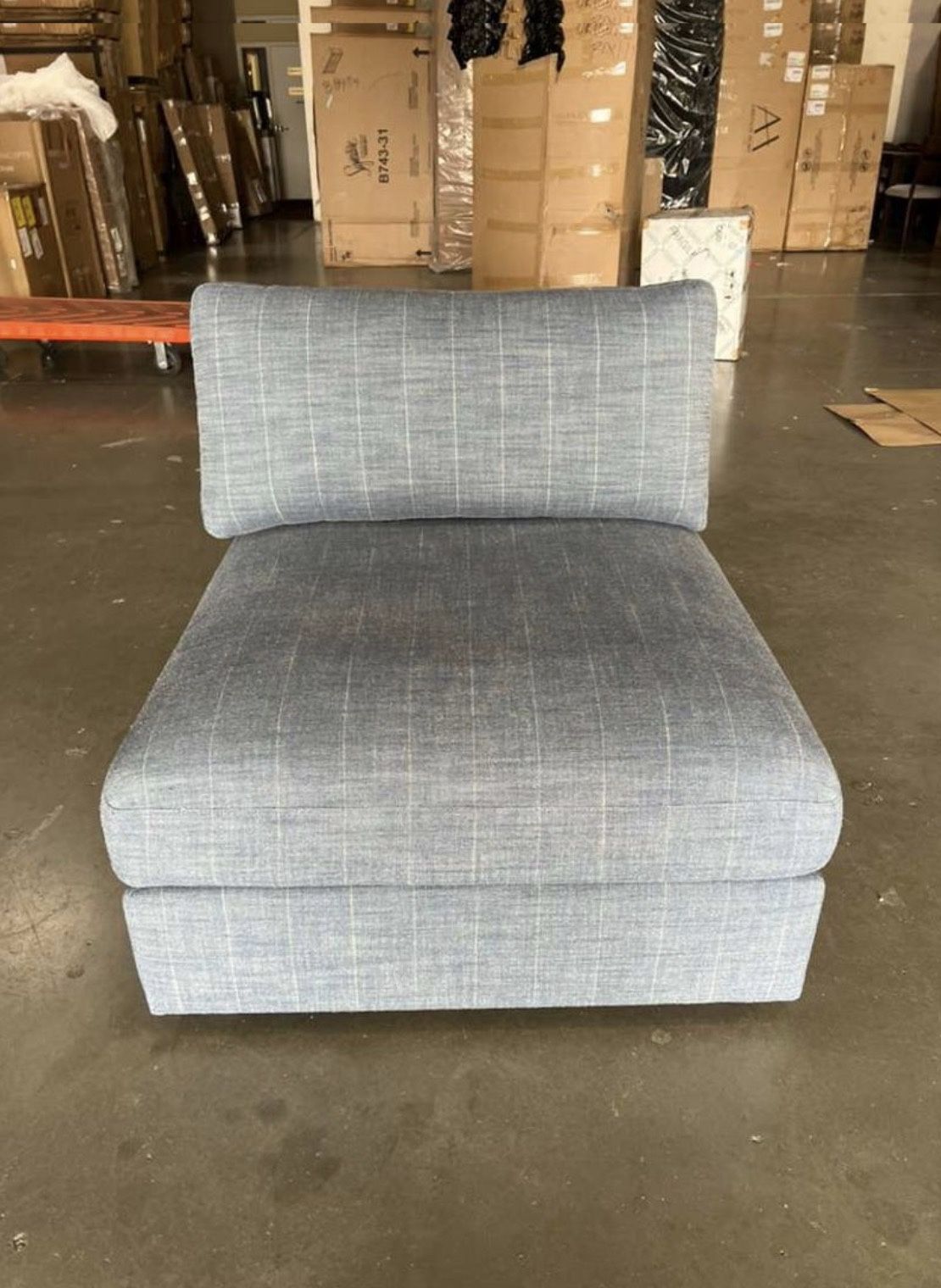 Living Room Armless Accent Chair 