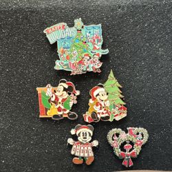 Assorted Authentic Christmas Disney Pins