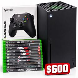 Console Xbox X 1Tb control + games