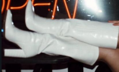 white boots