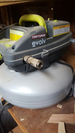 craftsman pancake compressor use very little like new !!