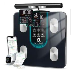 Arboleaf Smart Body Scale 8-Electrode BIA Segmental Analyzer 50+ Metrics NEW