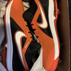 NIKE AIR MAX MVP ELITE 3/4 MTL MENS CLEATS SIZE 12 524957 018