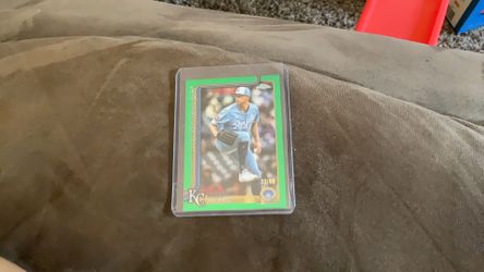 2025 Topps Chrome Update Series - Kris Bubic #USC115 Green Refractor /99