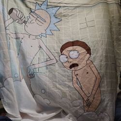 Rick And Morty Shower Curtain