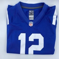 Nike Colts Blue Andrew Luck #12 NFL Jersey Football On Field M(10:12) Youth