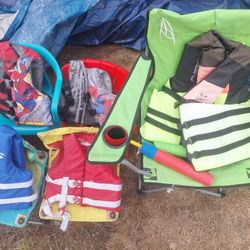 Outdoor Chairs And Life Vests