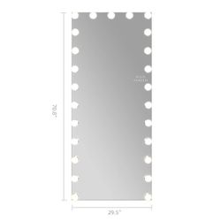 Full Length Vanity Mirror With RGB Lighting Take It Home Today $0 Initial Payment Read Description