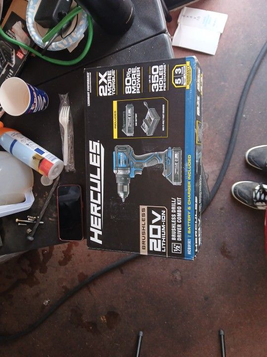 New Hercules Drill W/batt & Charger