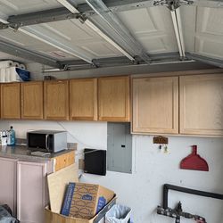 Kitchen Cabinets and Counter with Counter Top