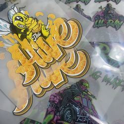 DTF PRINTS Available High Quality Custom Apparel