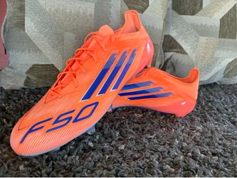 New Adidas F50 Elite FG Soccer Cleats JH7618 Beam Orange Men's Size 12