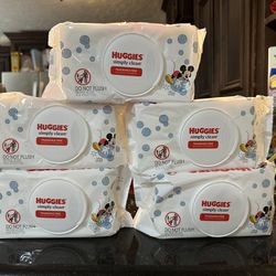 BABY WIPES HUGGIES 5 For $10 SPECIAL 