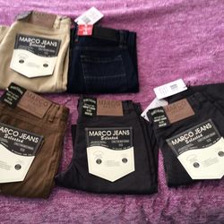 ( 5 Pairs ) Marco Jeans. Pair pants   Size 30X30
