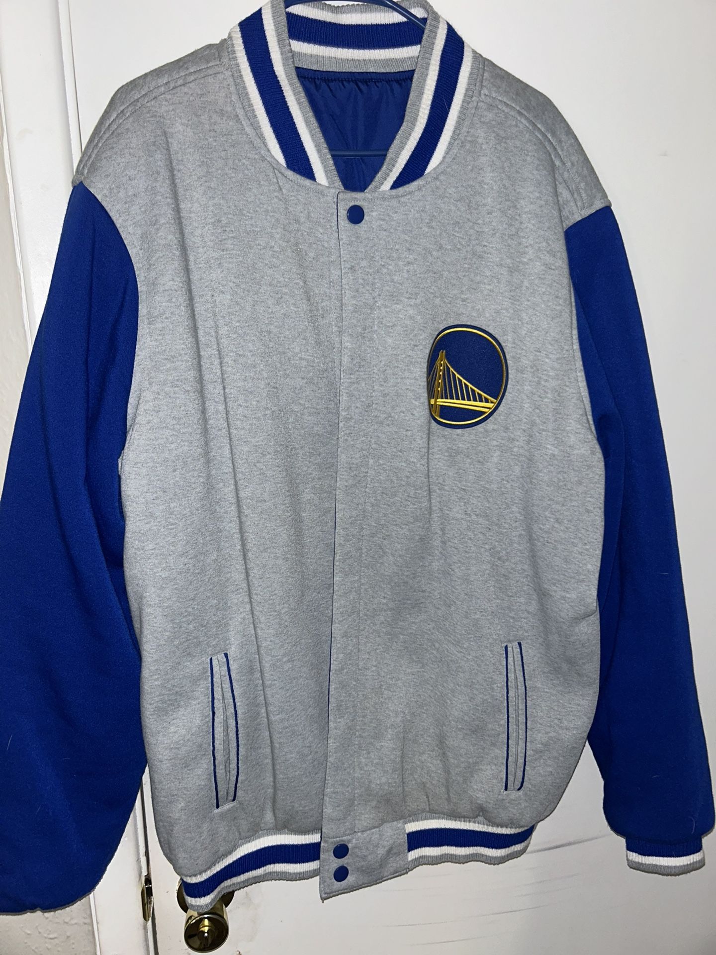 Men’s Reversible Golden State Warriors Jacket